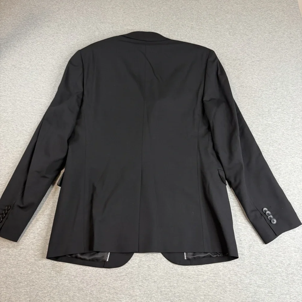 Theory Men Black Chambers Slim-Fit Tuxedo Blazer Suit Jacket Sport Coat Size 40S